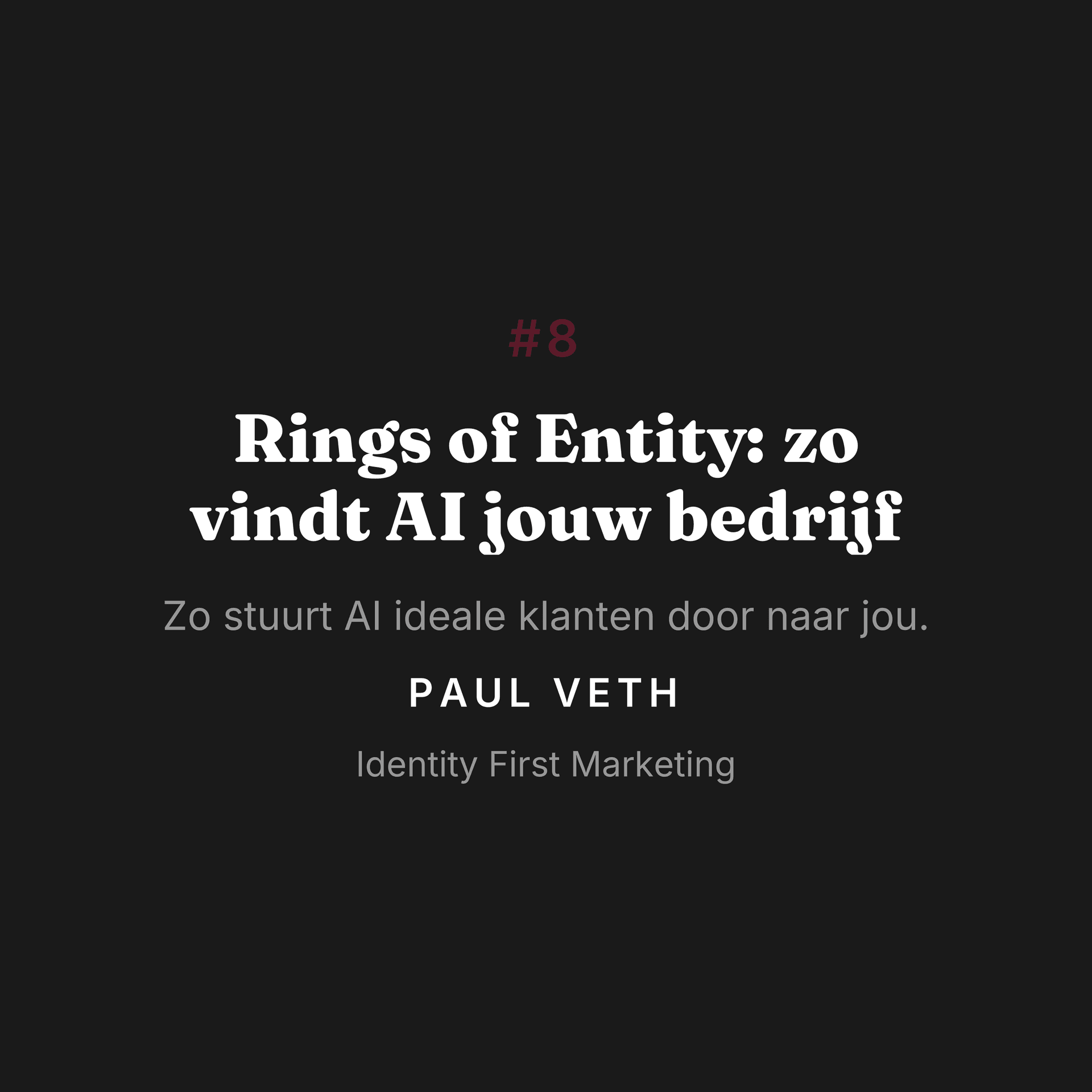 Rings of Entity: zo vindt AI jouw bedrijf