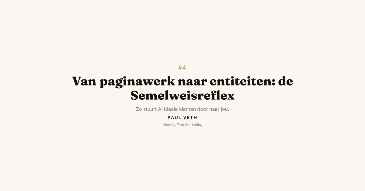 De Semmelweisreflex en AI-zichtbaarheid
